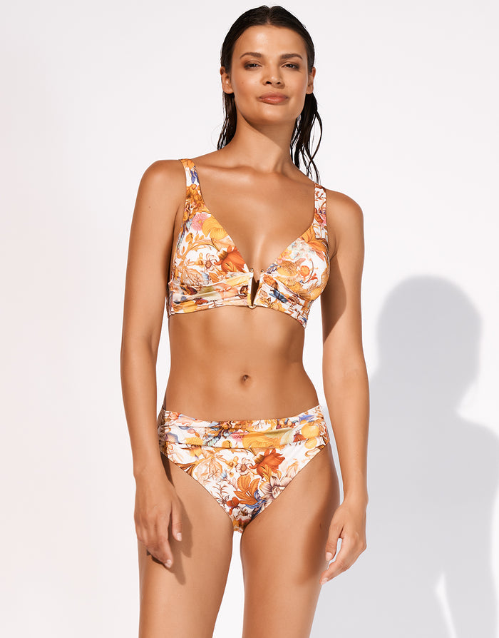 Exuberance Banded Bikini Top - Solar - Simply Beach UK