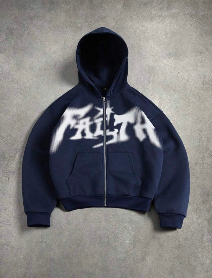 Faith Graphic streetwear hoodie