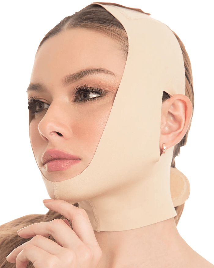 Fajas M & D Post Surgical Chin Compression Strap for Women