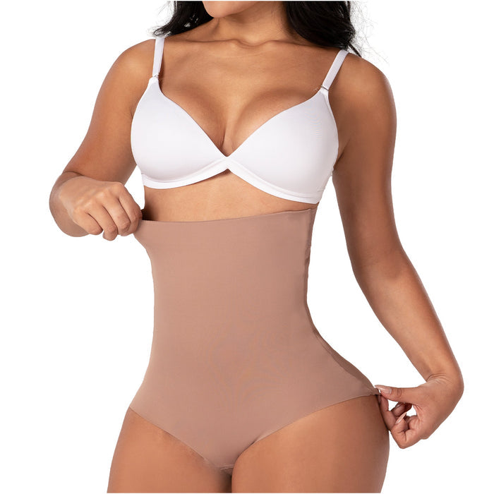 Fajas MyD Extra High-Waist Control Panty Seamless Anti-Roll Natural-Lift Shaper