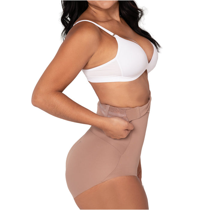 Fajas MyD Extra High-Waist Control Panty Seamless Anti-Roll Natural-Lift Shaper