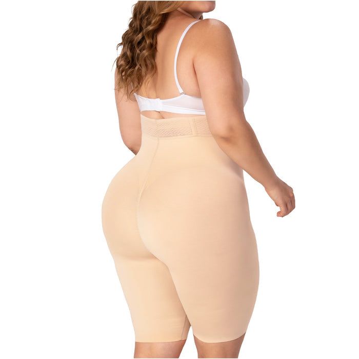 Fajas MyD Knee-Length Shaper Extra High-Waist Control Short