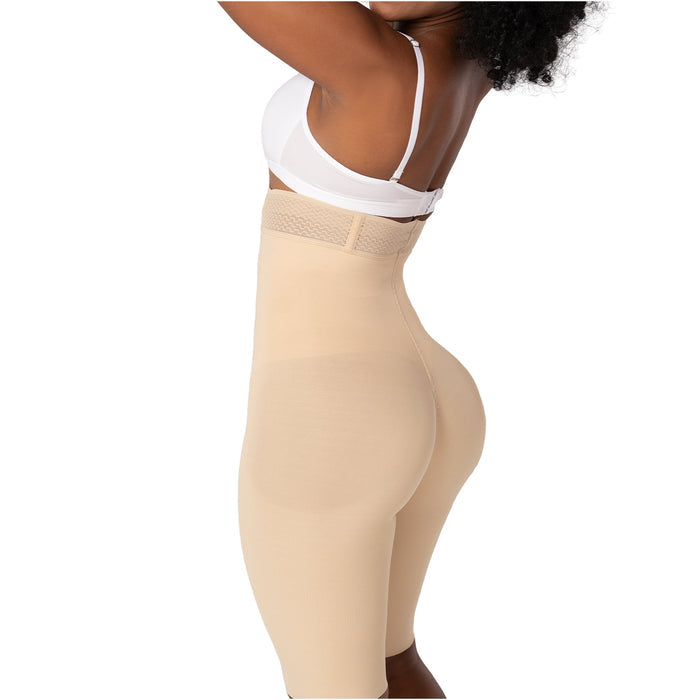 Fajas MyD Knee-Length Shaper Extra High-Waist Control Short