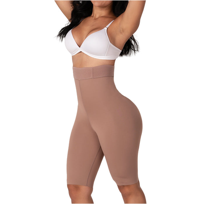 Fajas MyD Knee-Length Shaper Extra High-Waist Control Short
