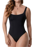 Fajas Salome Square Neck Bodysuit Womens Bodysuit with Tummy Control