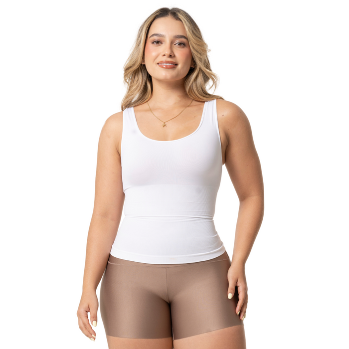 Fajas Sonryse Seamless Camisole Tank Top for Women with Built-in Shelf Bra