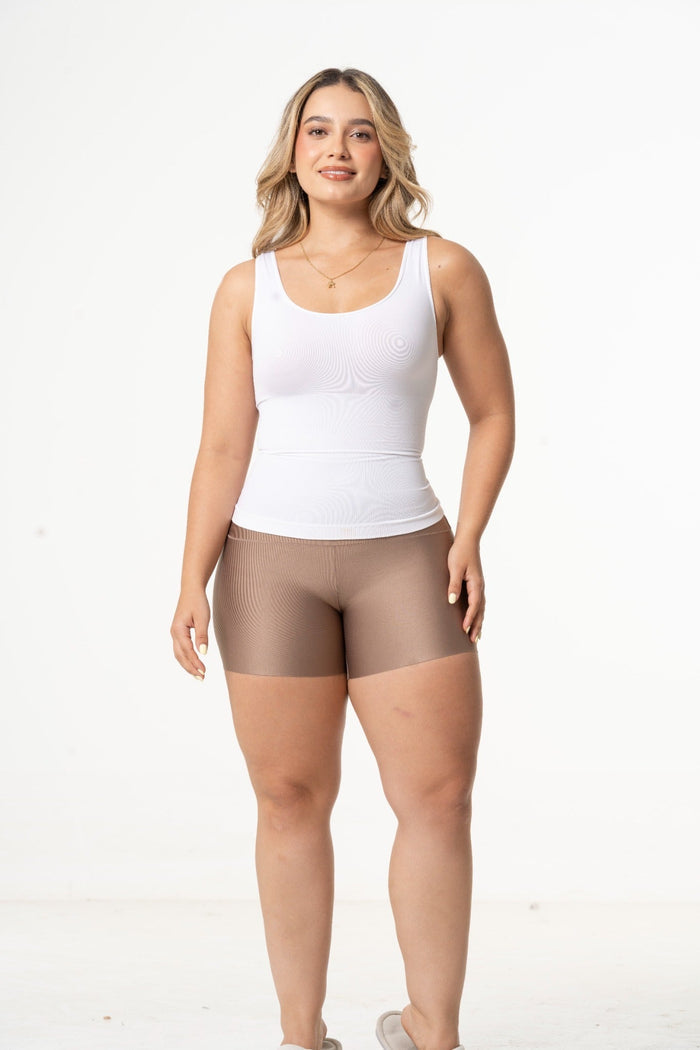 Fajas Sonryse Seamless Camisole Tank Top for Women with Built-in Shelf Bra