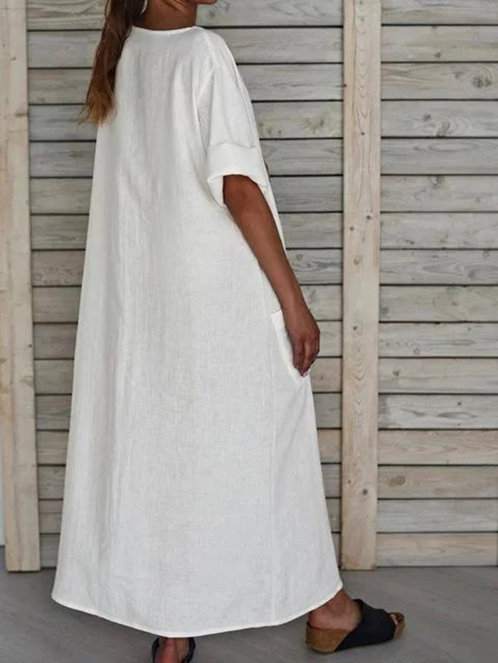 Fashion Casual Personality Pocket Dress