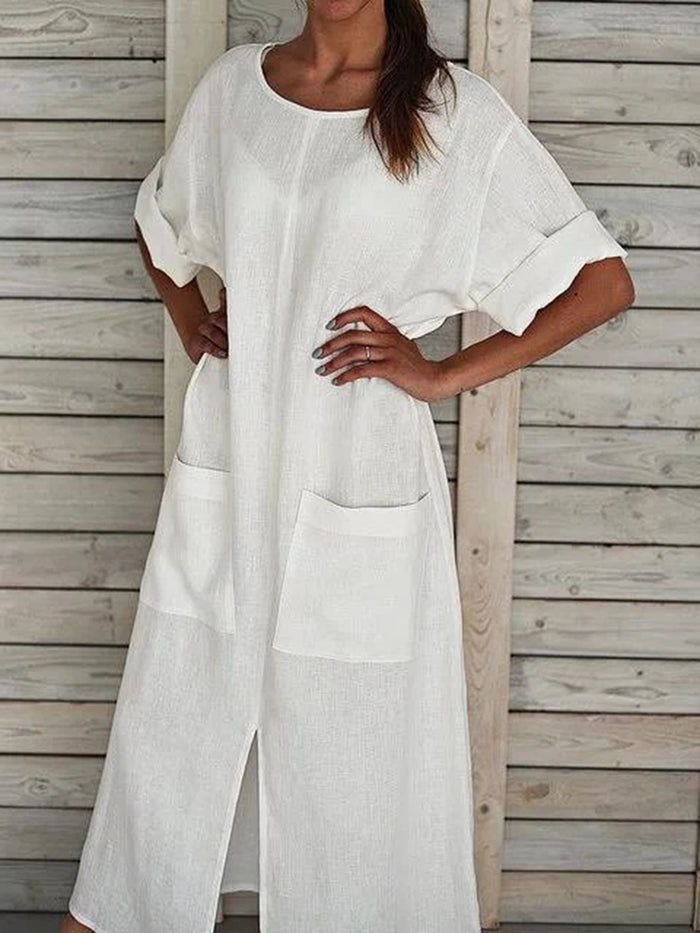Fashion Casual Personality Pocket Dress
