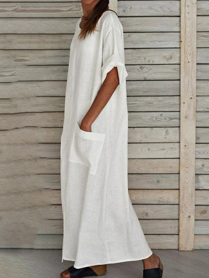 Fashion Casual Personality Pocket Dress