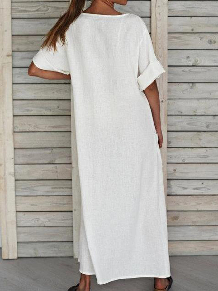 Fashion Casual Personality Pocket Dress