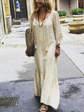 Fashion Casual Ruffled Sleeve Dress