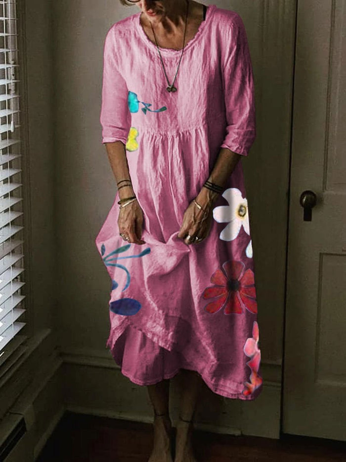 Fashionable Bohemian Printed Casual Dress