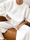 Fashionable Home Solid Color Suit