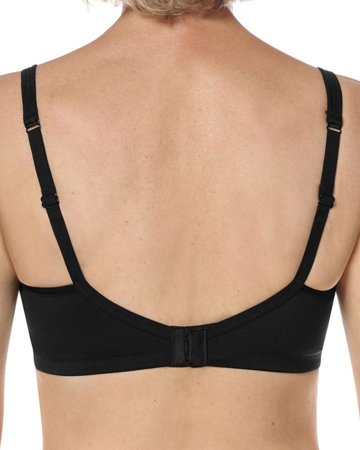 Final Sale Clearance Amoena Mara Padded Wire-Free Bra - Black