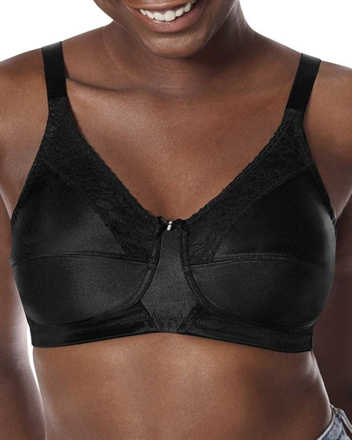 Final Sale Clearance Amoena Nancy Wire-Free Bra - Black