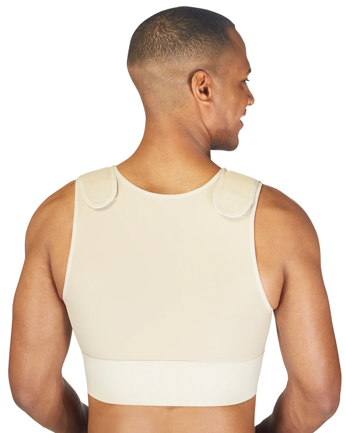 Final Sale Clearance Clearpoint Medical Men’s Shapewear Zippered Short Vest - 784