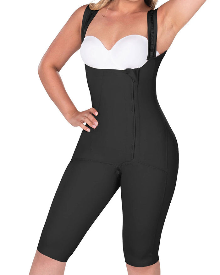 Final Sale Clearance Fajas M&D Stage 1 Post Surgery Faja Colombiana for Women Knee Length & Open Bust