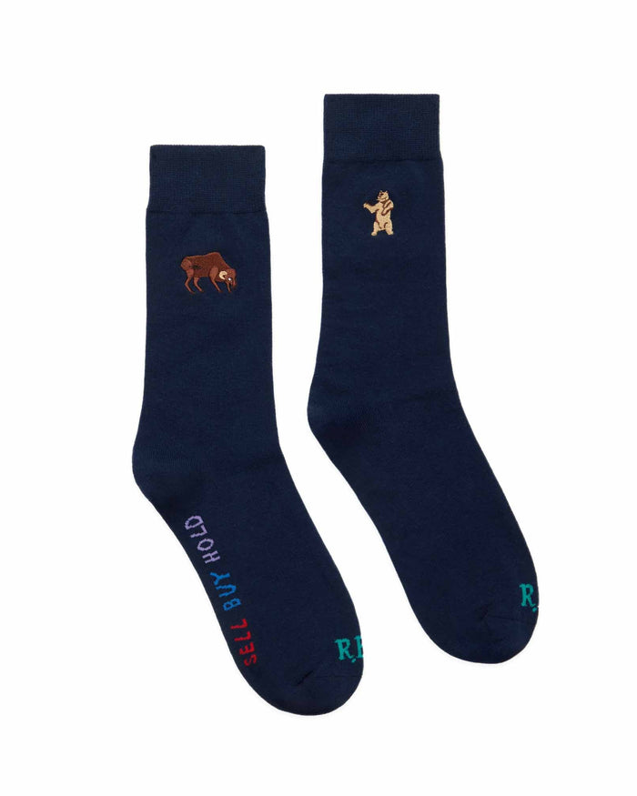 Finance Socks Classic Navy