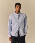 Franklin Relaxed Garment Dyed Oxford Shirt Light Blue Light Blue / XL