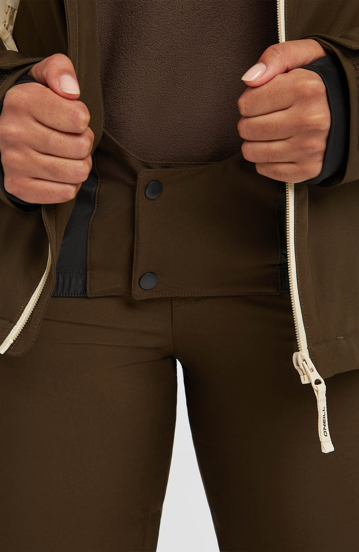 FWC'Cruz Duo Snow Jacket | Coffee Bean Colour Block