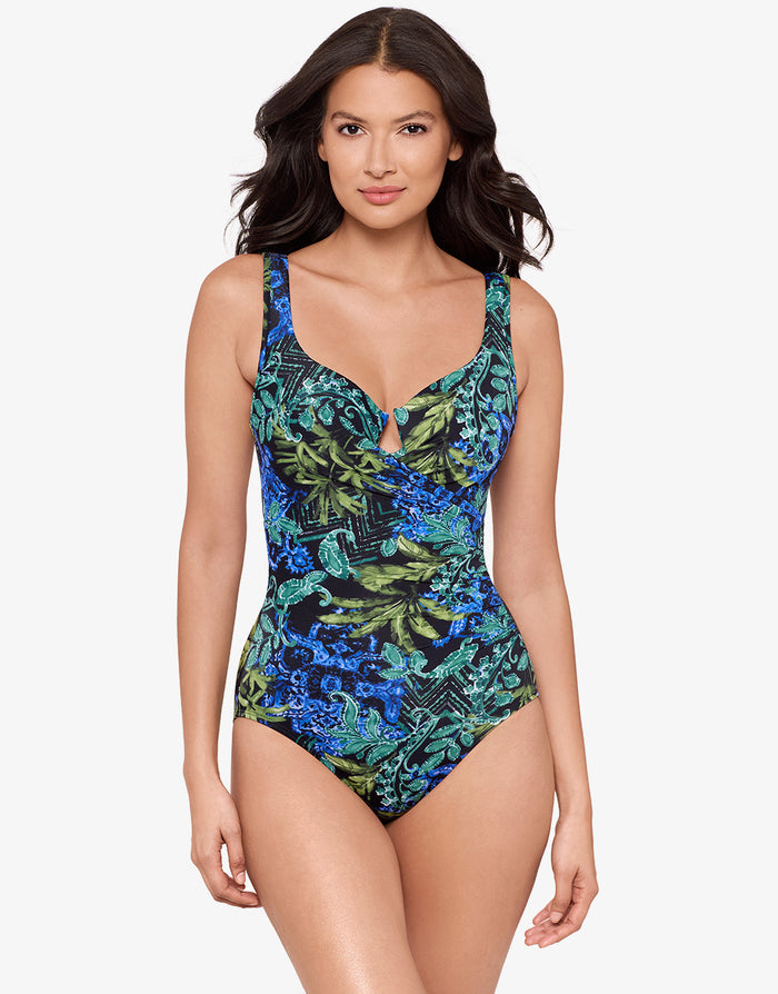 Miraclesuit Gasparilla Escape Swimsuit - Blue - Simply Beach UK