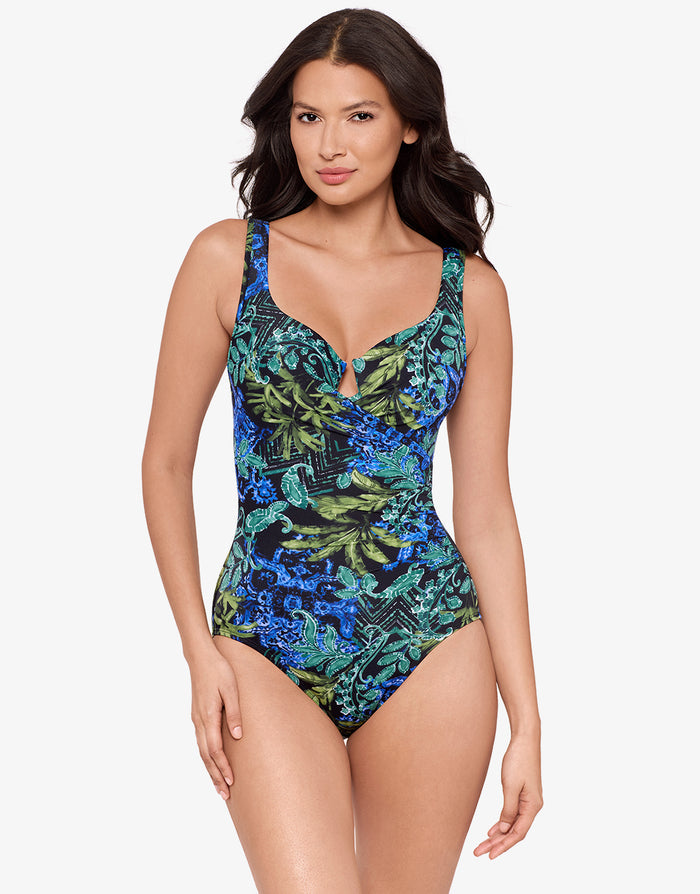 Miraclesuit Gasparilla Escape Swimsuit - Blue - Simply Beach UK