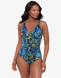 Miraclesuit Gasparilla Oceanus Swimsuit - Blue - Simply Beach UK