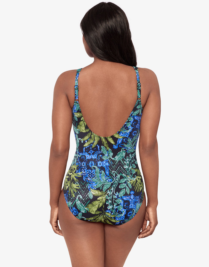 Miraclesuit Gasparilla Oceanus Swimsuit - Blue - Simply Beach UK