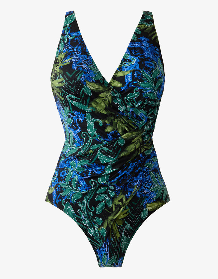 Miraclesuit Gasparilla Oceanus Swimsuit - Blue - Simply Beach UK