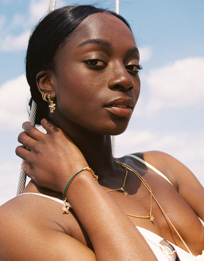 Emilia Gold Bullet Necklace - 55-60cm - Simply Beach UK