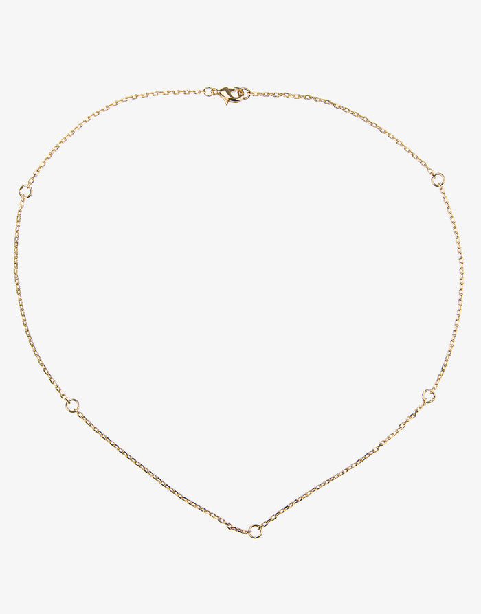 Emilia Gold Rings Necklace - Simply Beach UK