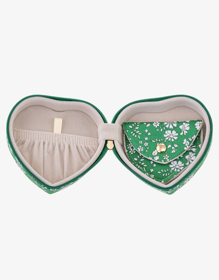 Emilia Heart Jewellery Box - Liberty Capel Green - Simply Beach UK