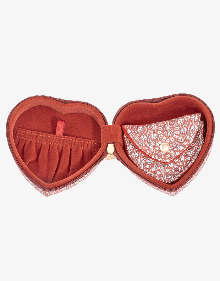 Emilia Heart Jewellery Box - Liberty Peacock House - Simply Beach UK