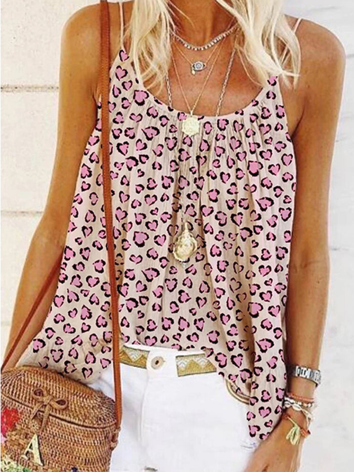 Holiday Sexy Leopard Strap T-shirt