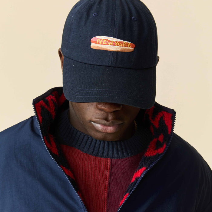 Hot Dog Baseball Cap Navy