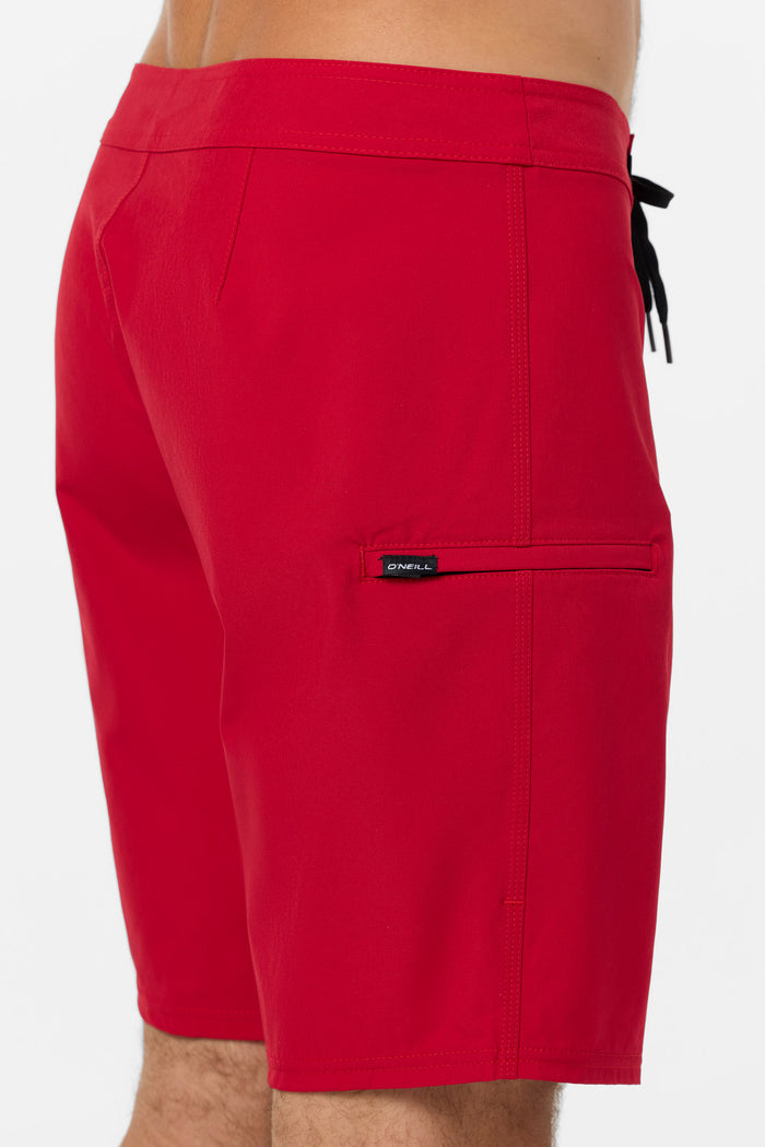 Hyperfreak Heat Lifeguard 19" Boardshorts - Lifeguard Red | O'Neill