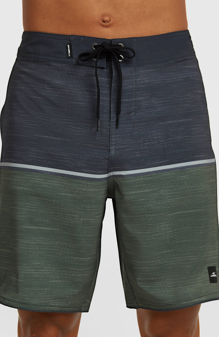 Hyperfreak Mysto Block 19'' Boardshorts | Dark Olive Mysto Block