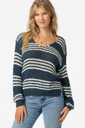 Iyla Long Sleeve Sweater - Slate | O'Neill