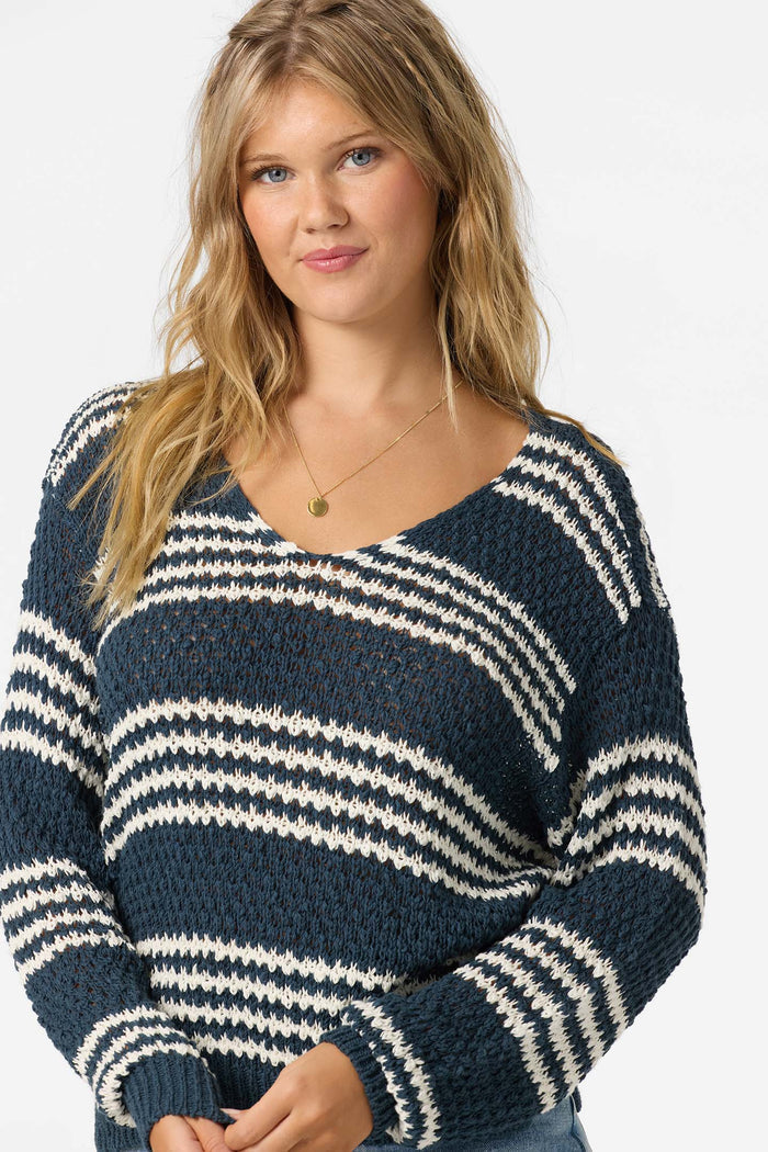 Iyla Long Sleeve Sweater - Slate | O'Neill
