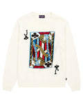 Jack of Clubs Cotton Sweater Cream