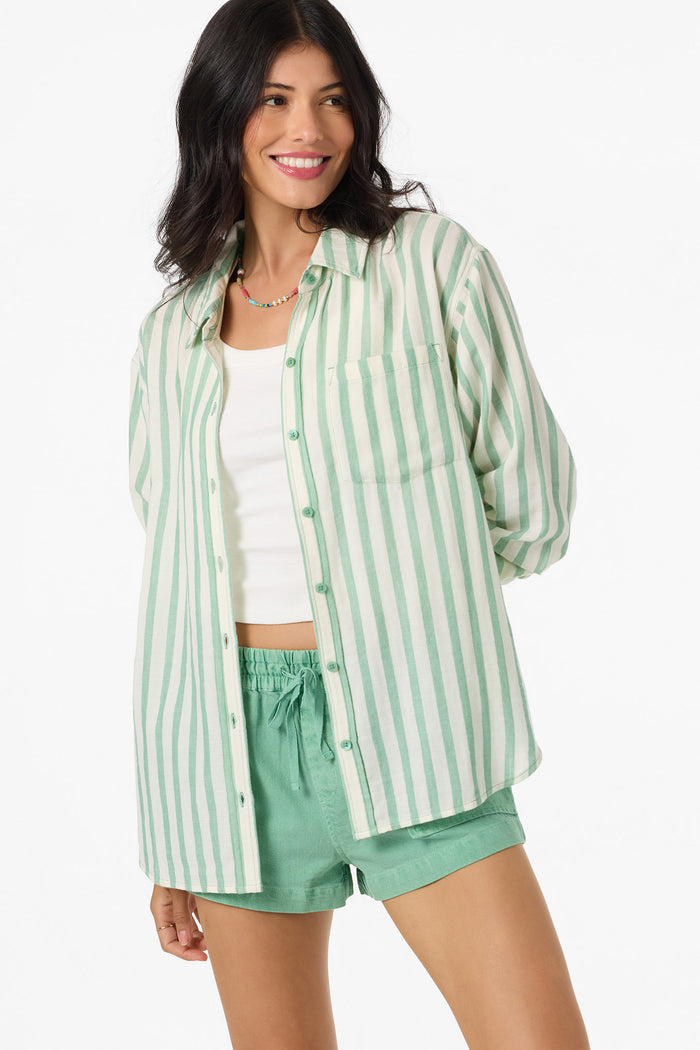 Leni Stripe Relaxed Long Sleeve Top -  | O'Neill