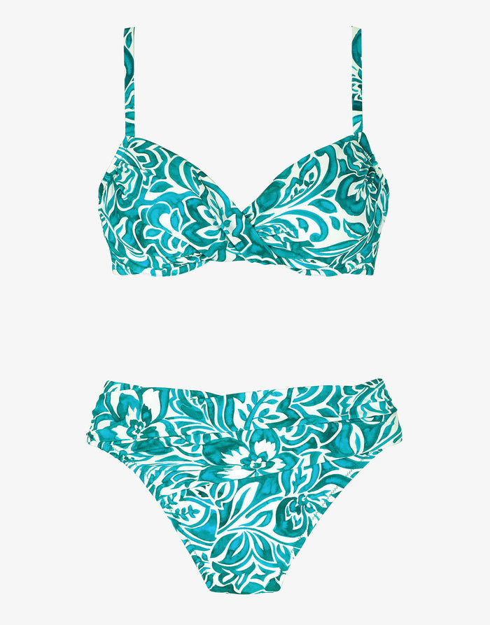 Roidal Lidiana Underwired Bikini Set - Green - Simply Beach UK