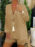 Long Sleeve Casual Loose Women's Suit