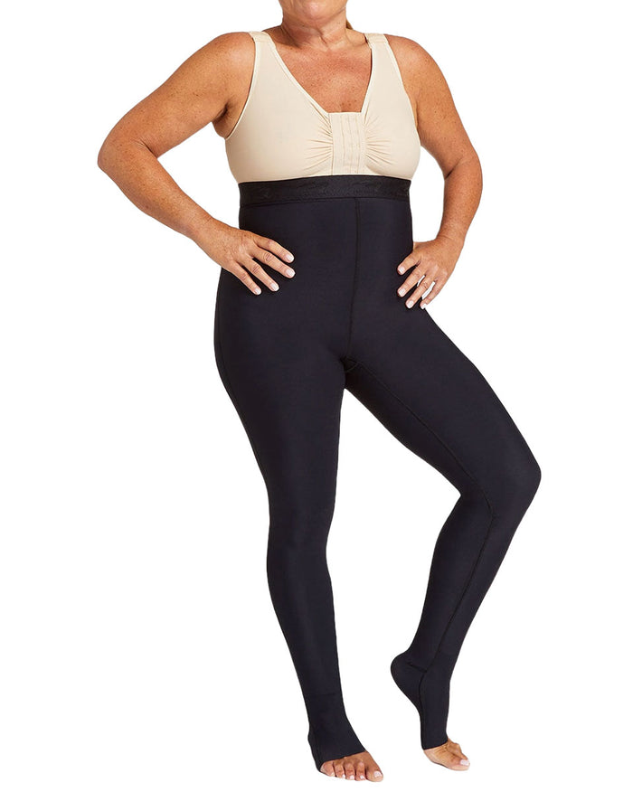 Marena Lipedema Mid-state Everyday Management Unisex Legging With Flexfit Comfort Ankle™ | 15-20 Mmhg | Style No. Liemlms