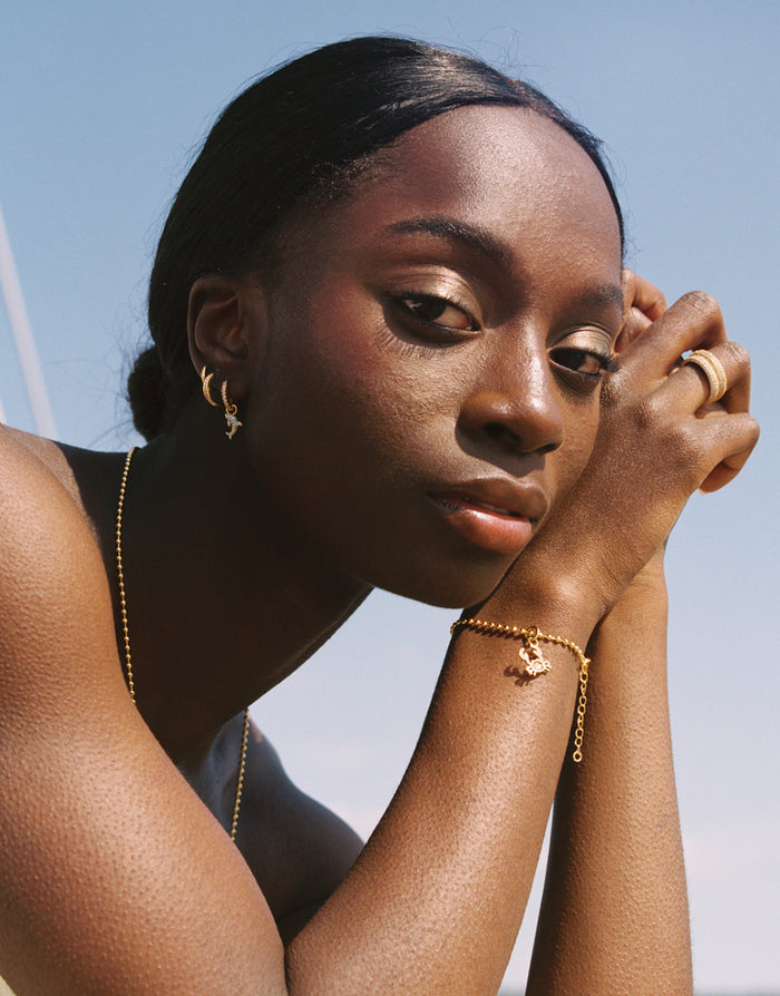 Emilia Gold Bullet Necklace - 55-60cm - Simply Beach UK