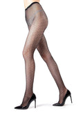 MeMoi Crochet Lurex Net Tights