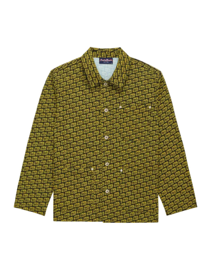 Men's Canvas Printed Chore Jacket RB All Over