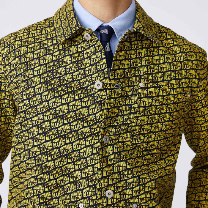 Men's Canvas Printed Chore Jacket RB All Over