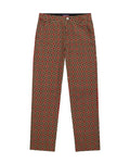 Men's Canvas Printed Workwear Pant Geo Floral